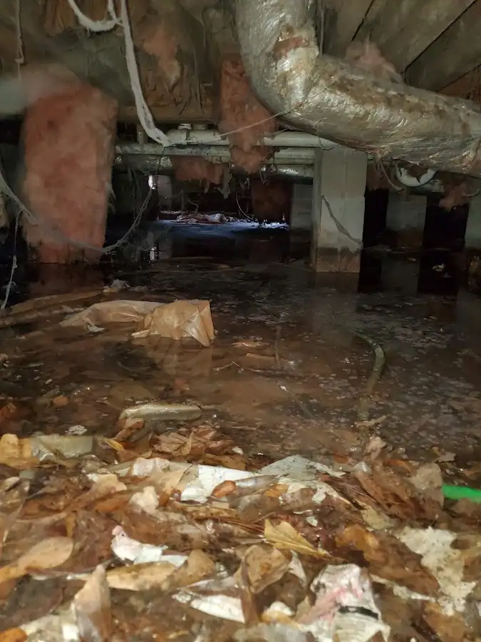 Crawl space flood assessment for Leak Detection & Repair in New Ipswich