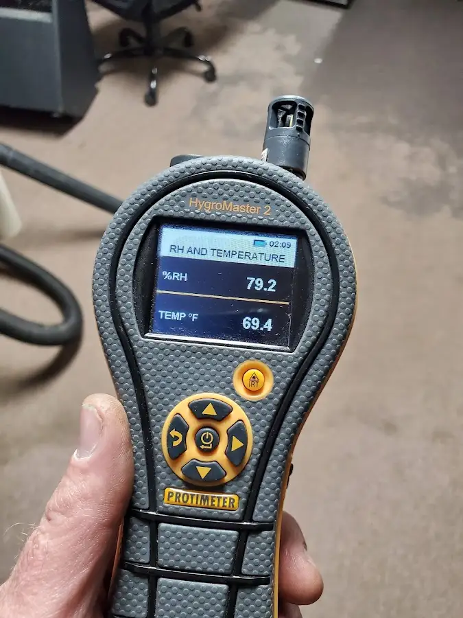 Moisture meter humidity assessment for Fire & Smoke Damage Restoration in New Ipswich
